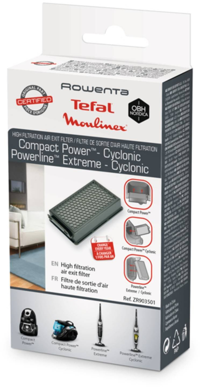 Filter HEPA për fshesë me korrent Rowenta ZR903501, për Compact Power, për Compact Power Cyclonic