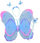 Krahë fluture Gazelo Butterfly Wings Z9700, për kostume, shumëngjyrëshe