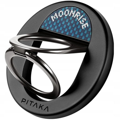 Mbajtëse magnetike telefoni Pitaka MagEZ Grip 3 Moonrise, MagSafe, blu