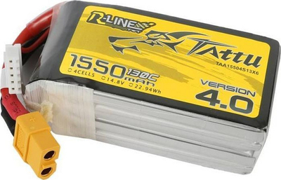 Bateri Tattu R - Line Version 4.0 për FPV, 1550mAh, 14.8 V