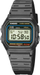 Ora dore Casio Vintage W-59-1VQES, kronograf, mban ujë 50m, e zezë