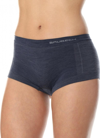 Mbathje bokser për goca Brubeck Comfort Wool BX10440, merino, për sport, blu e errët jeans, XL