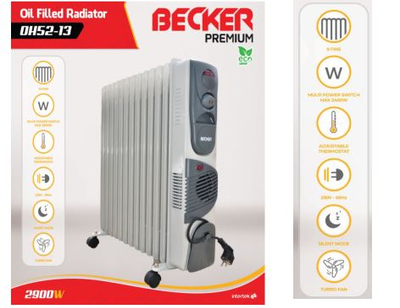 BECKER, 13 brinjë