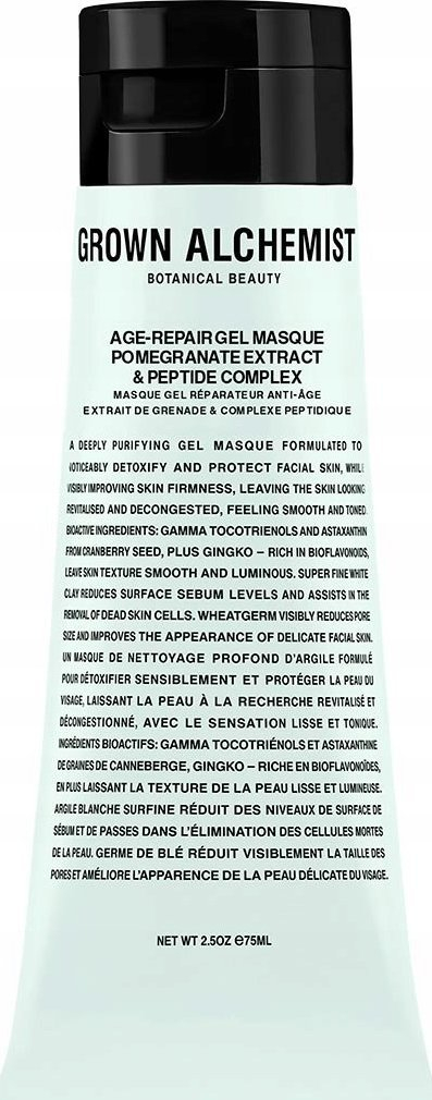 Maskë xhel për fytyrë Grown Alchemist Age Repair Gel Masque, 75ml, me ekstrakt shege, e tejdukshme