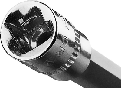 Bit gjashtëkëndor NEO H7, 1/4", 87mm, çelik krom vanadium