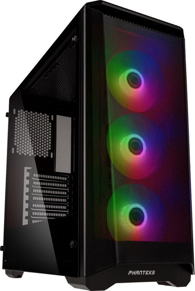 Куќиште за компјутер Phanteks Eclipse P400A, Mid Tower, ATX, калено стакло, црно