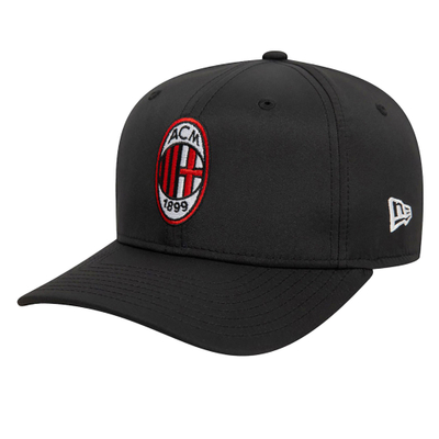 Kapelë New Era AC Milan Core Flex për burra, e zezë