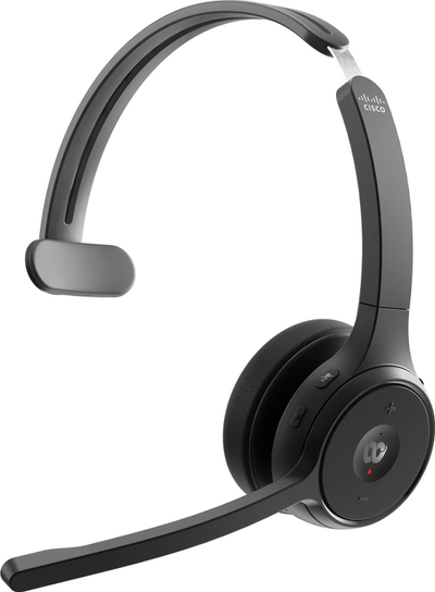 Kufje Cisco 700 me një vesh, USB A edhe Bluetooth, mono, të zeza