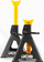 Mbajtëse makine JCB, set 2 copë, kapacitet 6T, lartësi 420-620mm, zi verdhë