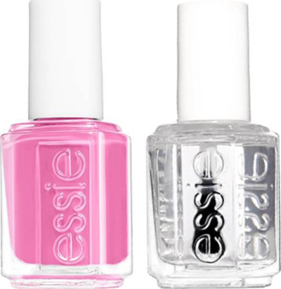 Set manikyri Essie, llak thonjsh vegan 20 Lovie Dovie 13.5 ml, top coat forcuese Good To Go 5 ml
