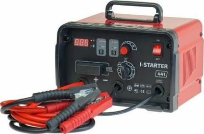 Karikues akumulatori I-STARTER 441, 12V 24V, 400A për ndezje, i zi