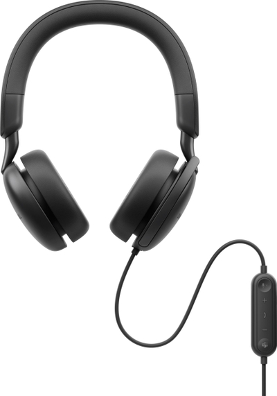 Kufje Dell Pro WH5024, me kabllo, ANC, të zeza