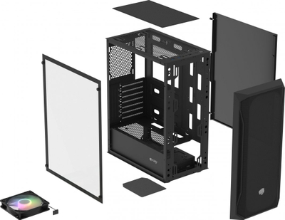 Kasë Fury Shobo SH4 RGB, Midi Tower