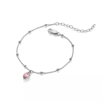 Byzylyk për femra Hot Diamonds SWB034, i argjendtë