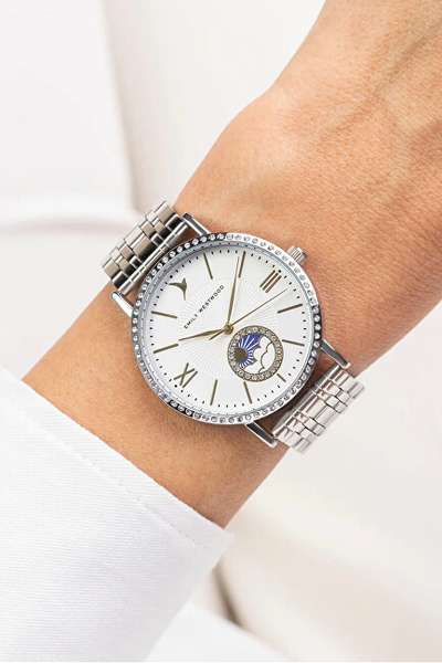 Orë për femra Emily Westwood Silver Pearl EKB-5718SQ, e argjendtë