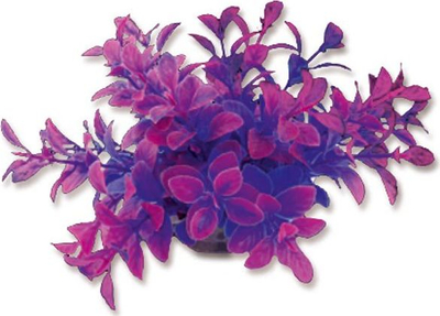 Bimë artificiale për akuarium Happet Plant Foil 10cm, plastike, rozë vjollcë