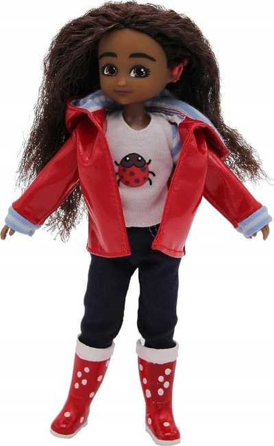 Kukull Lottie Mia, fotografe e botës së egër, 18 cm, shumëngjyrëshe