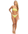 Bikini të poshtme Roxy STORY, të verdha/shumëngjyrëshe