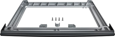 Komplet grumbullues Bosch WTZ2741C, për lavatriçe dhe tharëse, inox