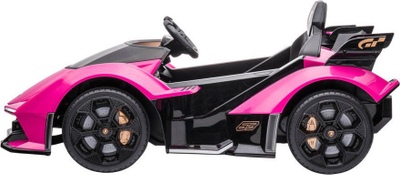 Makina elektrike për kalamaj Lamborghini GT HL528, 12V, me pult, rozë
