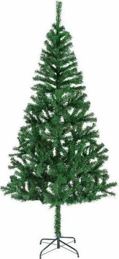 Вештачка новогодишна елка Christmas Touch Basic, 180 cm, со метална основа, зелена