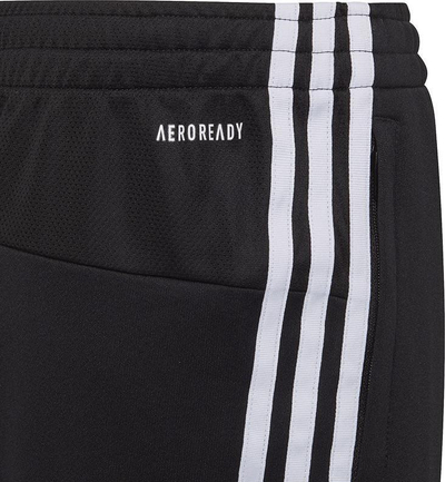 Pantallona çunash adidas Aeroready Primegreen Jr GT9417, pambuk poliester, me xhepa, të zeza