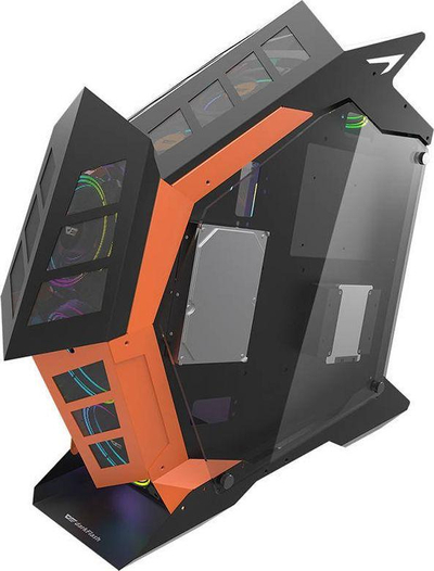 Kasë Darkflash K1, e zezë/e portokalltë