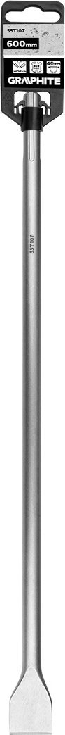 Daltë Graphite SDS Max, lopatë 40 x 600 mm, gri grafit