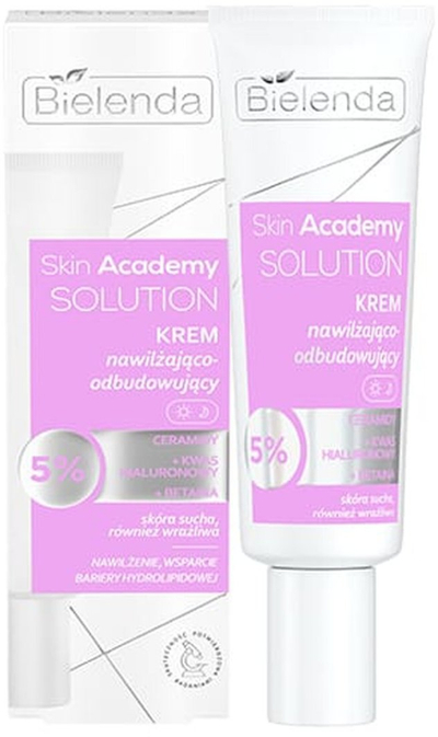 Krem fytyre Bielenda Skin Academy Solution, 5% ceramide, 50ml, i bardhë
