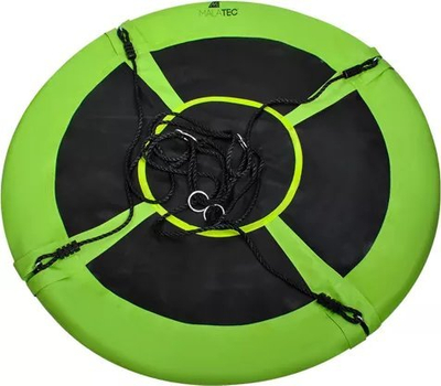 Lëkundëse kopshti Ecotoys Stork’s Nest 23514, 100cm, kapacitet 150kg, jeshile e zezë