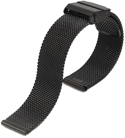 Rrip milanez 4wrist për Samsung 20mm, i zi