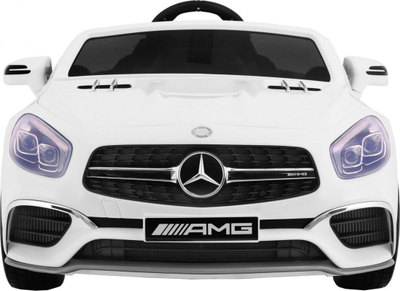 Makina elektrike për fëmijë Mercedes AMG SL65, një vend, sedilje e rregullueshme, e bardhë
