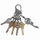 Varëse çelësash Nite Ize KeyRack Locker KLK-11-R3, 6 karabina MicroLock, çelik inox, ngjyrë argjendi