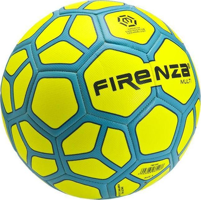 Top futbolli Pika Nona Firenza Multi Nr.5, PVC i butë, madhësia 5, i verdhë me blu
