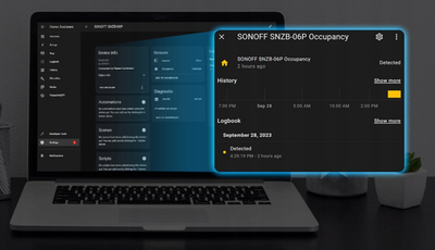 Senzor prezence SONOFF SNZB-06P, Zigbee, radar 5.8GHz, i bardhë