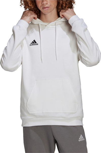 Bluzë me kapuç Adidas Entrada 22 HG6302 për burra, e bardhë