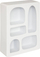 Raft muri Atmosphera Rivi White, 45x65cm, MDF, i bardhë