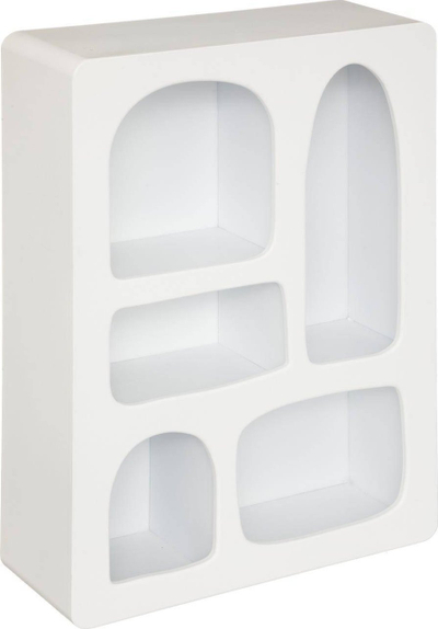 Raft muri Atmosphera Rivi White, 45x65cm, MDF, i bardhë