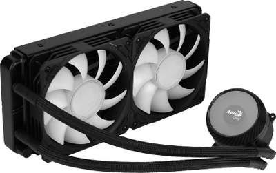 Водно ладење со вода Aerocool Mirage L240, 240mm, ARGB, црно