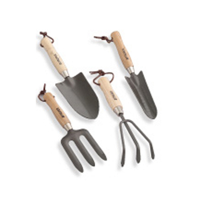 Set veglash kopshti Truper, 4 pjesë, 30.6 x 9.1 x 3.2 cm, gri