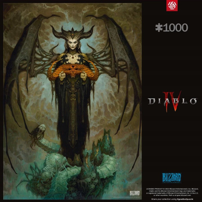 Puzzle Good Loot Gaming Diablo IV Lilith, 1000 copa, për të rritur, shumëngjyrësh