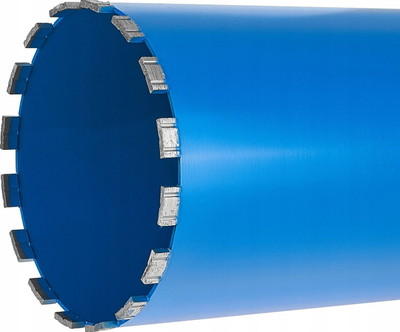Kroje bërthamore diamanti Geko 162mm, gjatësi 450mm, fije 1 1/4", blu