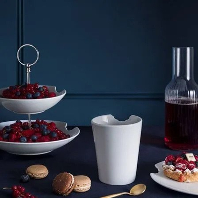 Filxhan FiftyEight With A Bite, porcelan, 400ml, i bardhë