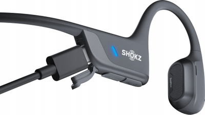 Kufje sportive SHOKZ OpenRun Pro 2 Mini, pa tela, me përçim në kockë, të zeza