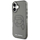 Калуп за телефон Карл Лагерфелд IML Rhinestones Karl Head, за iPhone 16 6.1", проѕирен, црн