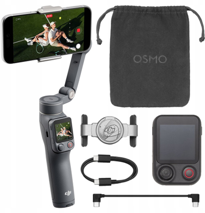 Stabilizues smartphone DJI Osmo Mobile 8P Standard Combo, 3 akse, me telekomandë, i zi
