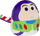 Jastëk pelushi Disney Squishmallow Toy Story Buzz Lightyear, super i butë, shumëngjyrësh