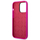 Kapak telefoni Guess për iPhone 14 Pro Max, silikon, logo metal, fuksia
