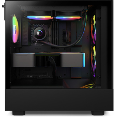 Ftohës uji NZXT Kraken 240 RGB, LCD 1.54", 240mm, i zi
