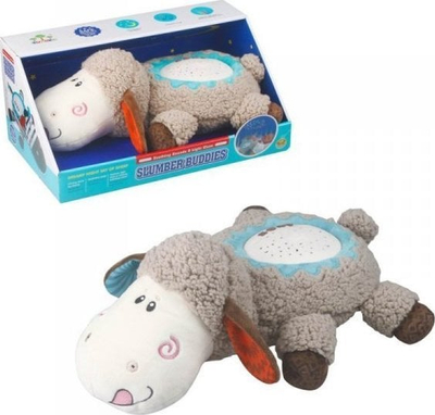 Projektor muzikor për fëmijë Askato Little Sheep, projeksion me yje, funksion me bateri, i bardhë